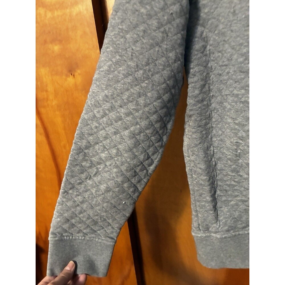 Patagonia Diamond Quilted Snap T Jacket Pullover Gray Women’s M 40th Anniversary - Picture 9 of 12